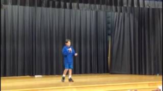 11 Year Old Kid Kills Rap God At Talent Show [upl. by Bohi245]