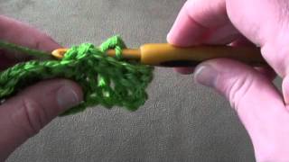 Back Post Double Crochet Stitch BPdc by Crochet Hooks You [upl. by Zat]