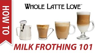 Milk Frothing for Beginners [upl. by Ingraham]