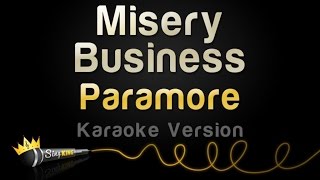 Paramore  Misery Business Karaoke Version [upl. by Nilrak633]