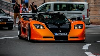 Mosler MT900 GTR  Acceleration Sounds in Monaco [upl. by Ribal]