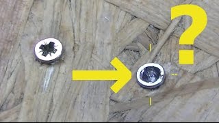 Home hack  DIY  How to remove the broken screw [upl. by Eiznekam]