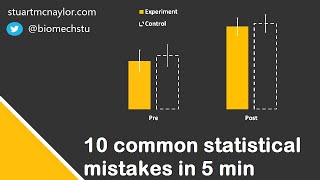 Ten Statistical Mistakes in 5 Min [upl. by Nrehtak]