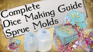 The Complete Guide to Dice Making  Sprue Molds [upl. by Enyluqcaj]