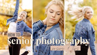 How To Senior Photography Posing  Tips [upl. by Enyahc]