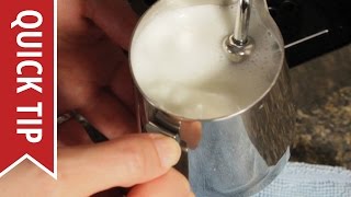 How to AutoFroth Milk for Lattes [upl. by Lombardy]