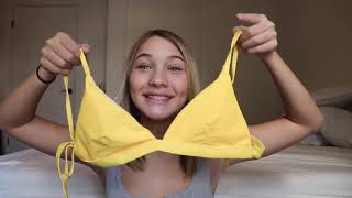 SHEKINI New Bikini Try on Collection 2019 Halia Beamer [upl. by Berkley662]