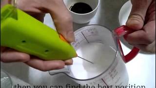 How To Make Latte Art with Mini Milk Frother [upl. by Acirdna]