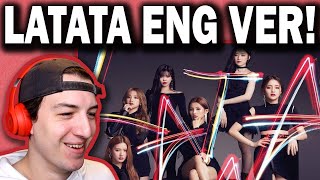 GIDLE LATATA English Version REACTION [upl. by Nnylak]