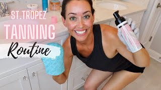 ST TROPEZ MARSHMALLOW SELF TANNER  FULL REVIEW AND TANNING ROUTINE [upl. by Mila]