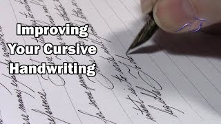 Improving Your Cursive Handwriting [upl. by Llertac940]