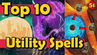 Top 10 Utility Spells in DnD 5E [upl. by Dry920]