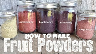 How to Make and Use Fruit Powders  Dehydrating Blueberries  The Purposeful Pantry [upl. by Nataniel746]