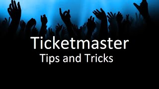 Ticketmaster Tips and Tricks  Ticket Crusader [upl. by Berl]