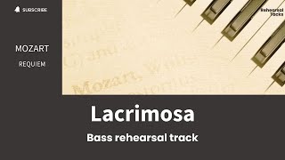 Mozart Requiem 6 Lacrymosa bass part [upl. by Hsatan801]