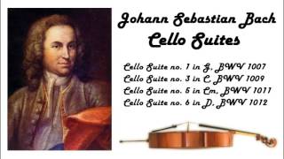 Johann Sebastian Bach  Cello suites in 432 Hz great for reading or studying [upl. by Woodhouse]