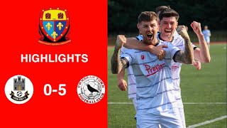 Caerleon 05 Cwmbrân Town  Gwent FA Senior cup  Quarter final highlights [upl. by Isbel]