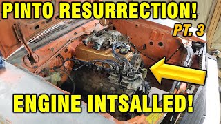 Ford Pinto Engine Installation [upl. by Tare]