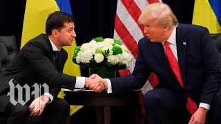 Trump’s bilateral meeting with Ukraines Zelensky in 3 minutes [upl. by Ahselet]