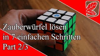 Zauberwürfel lösen in 7 einfachen Schritten  Part 23 [upl. by Katalin911]