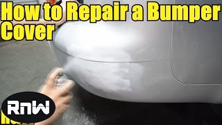 How to Repair and Paint a Plastic Bumper Cover For Beginners  Part I [upl. by Eked]