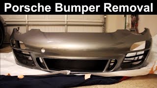 How to remove Porsche 911 bumper 997 DIY Tutorial [upl. by Susy]