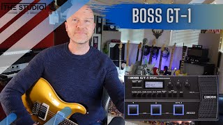 Boss GT 1  Guitar Effects Processor  GIG TONES [upl. by Tj]