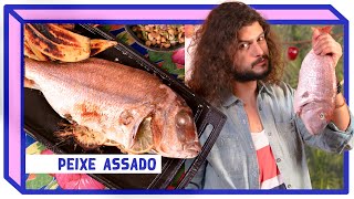 PEIXE ASSADO NO FORNO COM VINAGRETE  Receitas  Mohamad Hindi [upl. by Laaspere305]