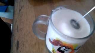 Aerolatte Review Frothing Cold Milk In Under 1 Minute [upl. by Freed646]